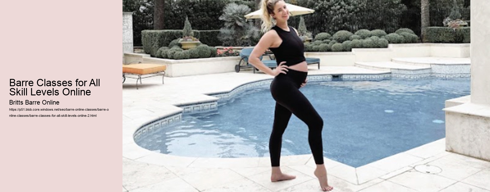 Barre Classes for All Skill Levels Online 