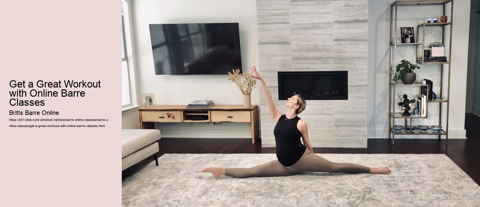 Get a Great Workout with Online Barre Classes 