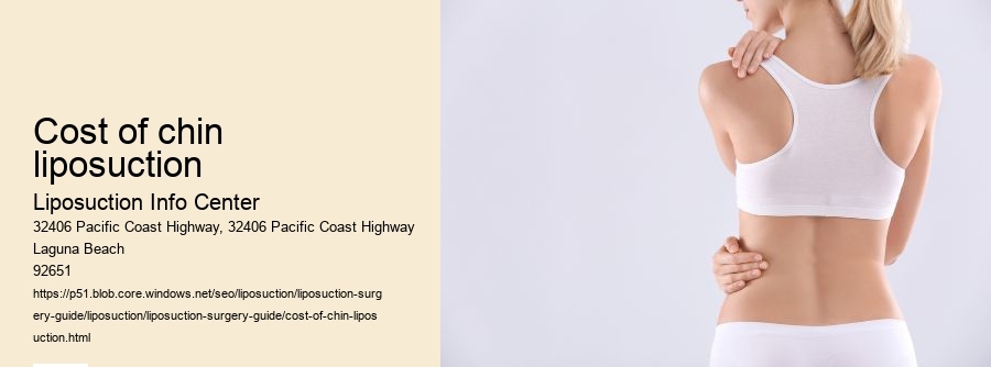 cost of chin liposuction