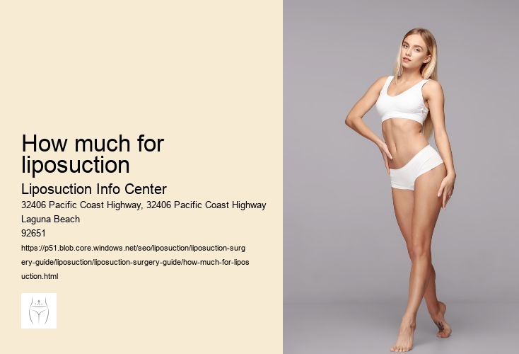 how much for liposuction